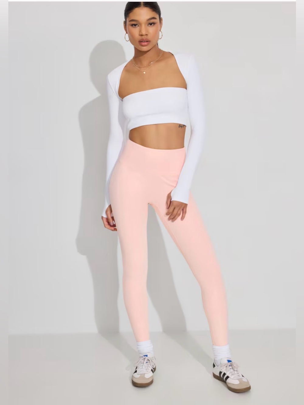 Garage Clean Leggings in Chalk Pink. Size S. NWOT